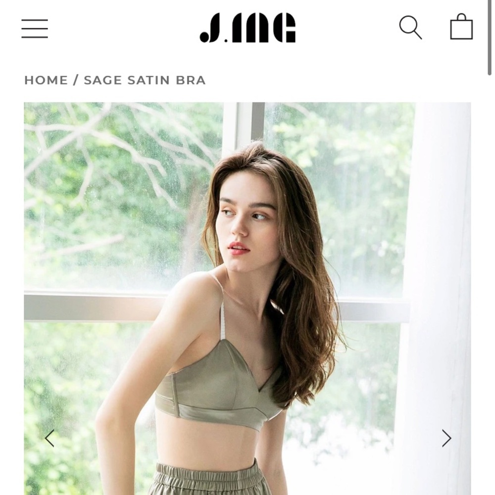 New J.ing Sage Satin Bra